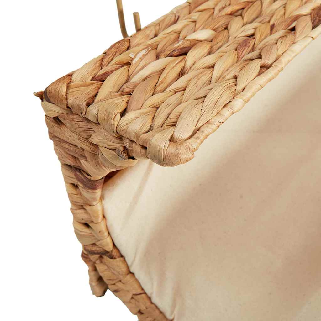 Κρεβάτι Γάτας 37x20x20 εκ. από Υάκινθο του Νερού με Μαξιλάρι - PAKOBAZAAR