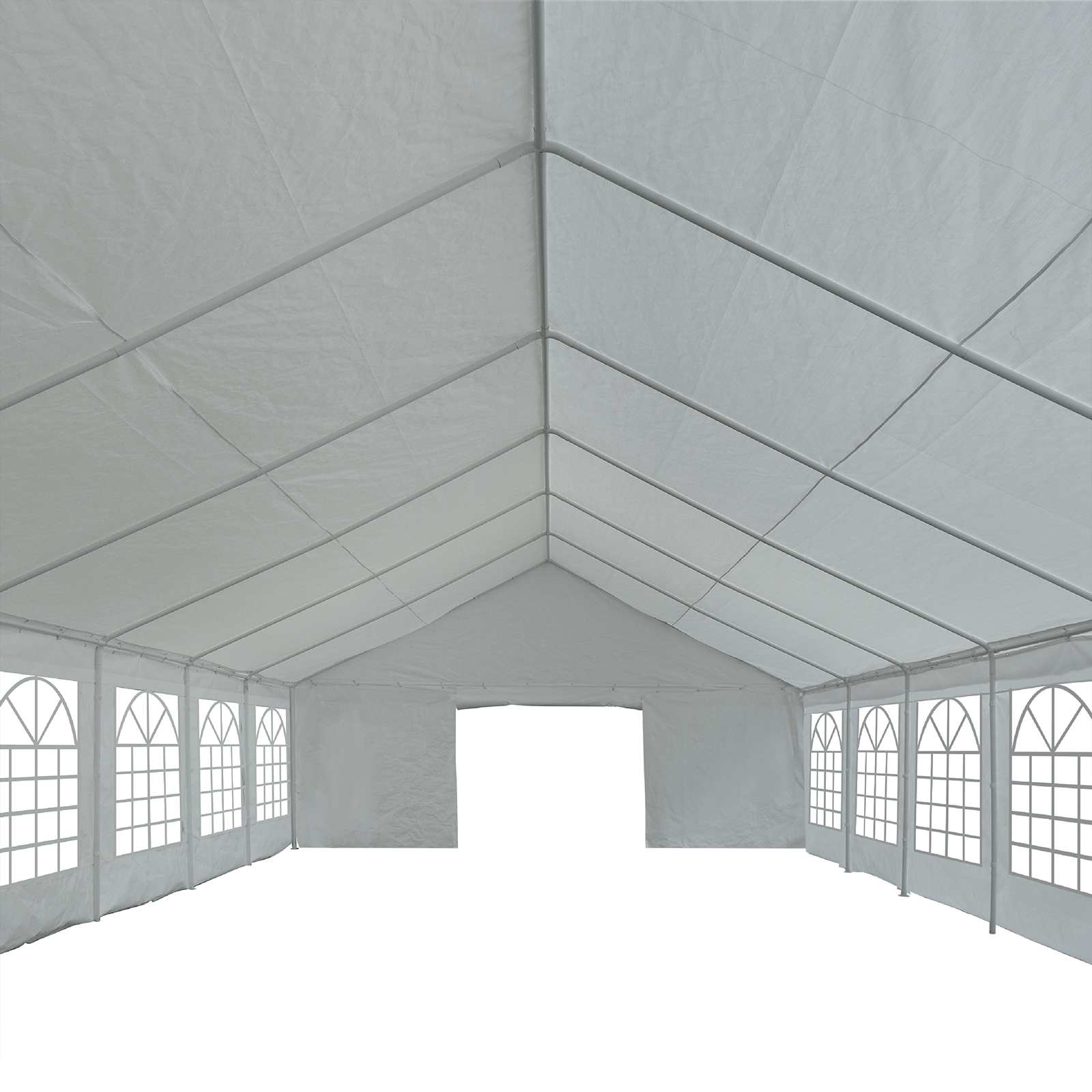 Ύφασμα σκηνής χωρίς σκελετό Γκρι 10 x 5 m PE - Pakobazaar