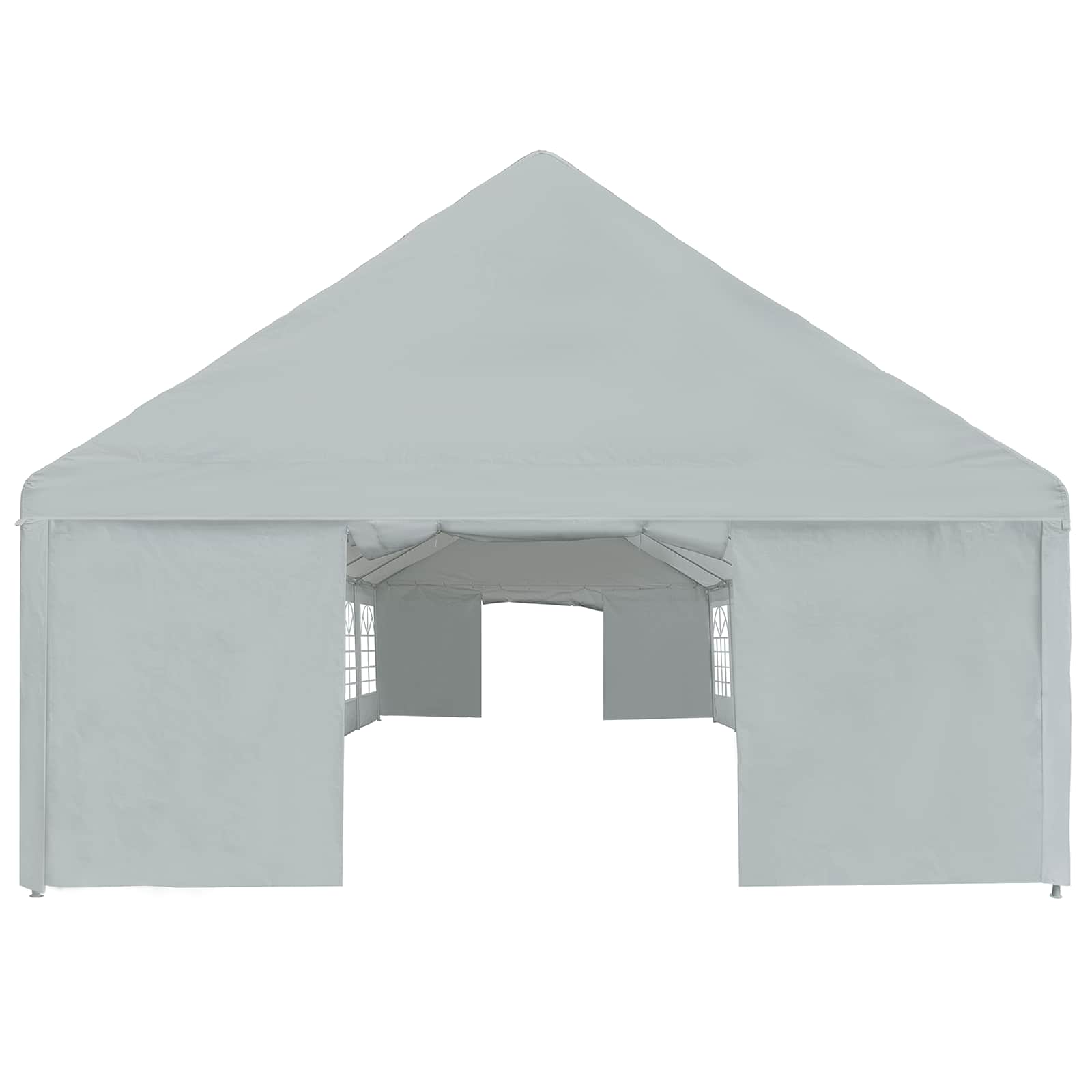 Ύφασμα σκηνής χωρίς σκελετό Γκρι 10 x 5 m PE - Pakobazaar