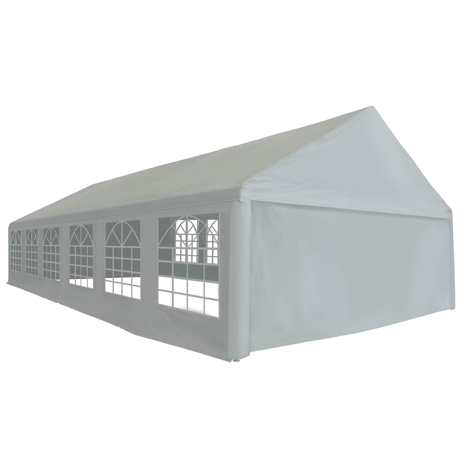 Ύφασμα σκηνής χωρίς σκελετό Γκρι 12 x 6 μ PE - Pakobazaar