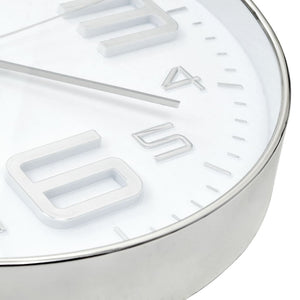 Ρολόι Τοίχου Ασημί 30 εκ. - Pakobazaar