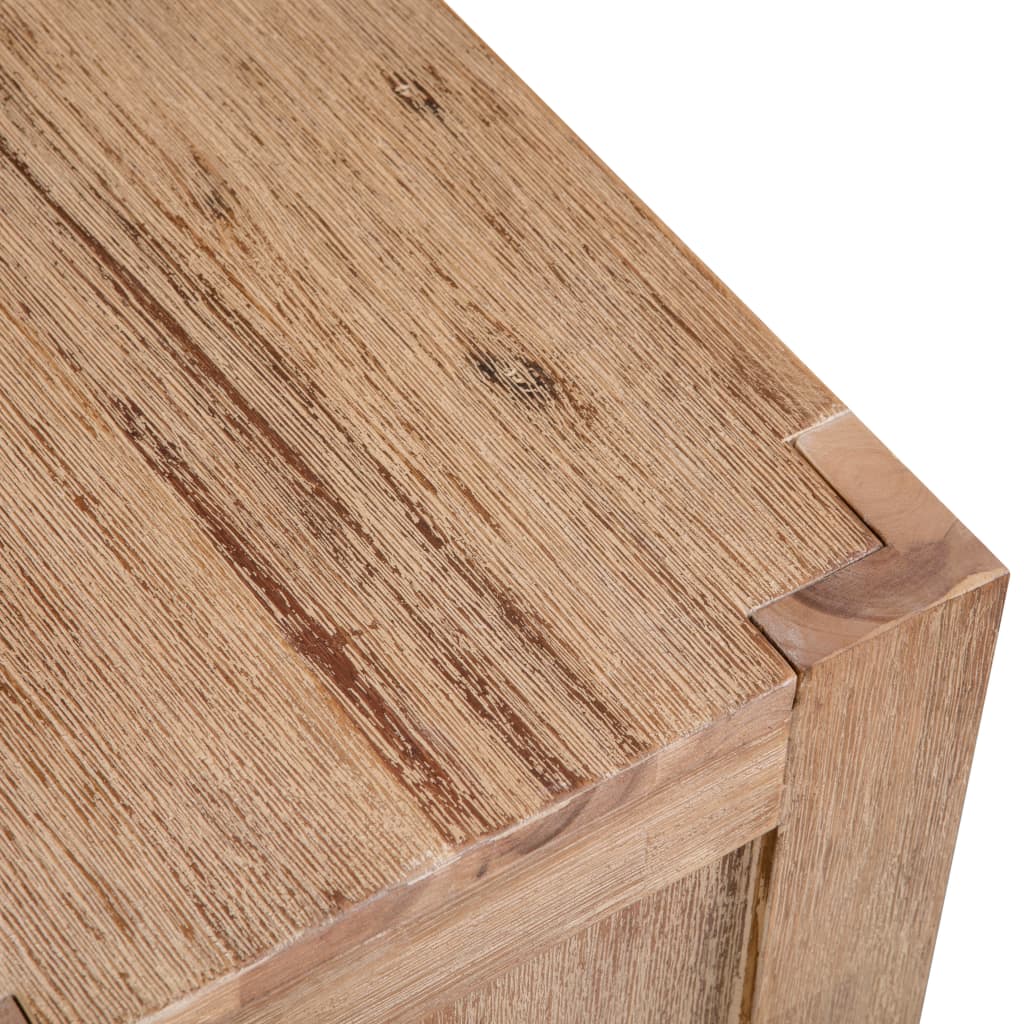 Βιβλιοθήκη με 3 Επίπεδα 80x30x110 εκ. Μασίφ Ξύλο Ακακίας