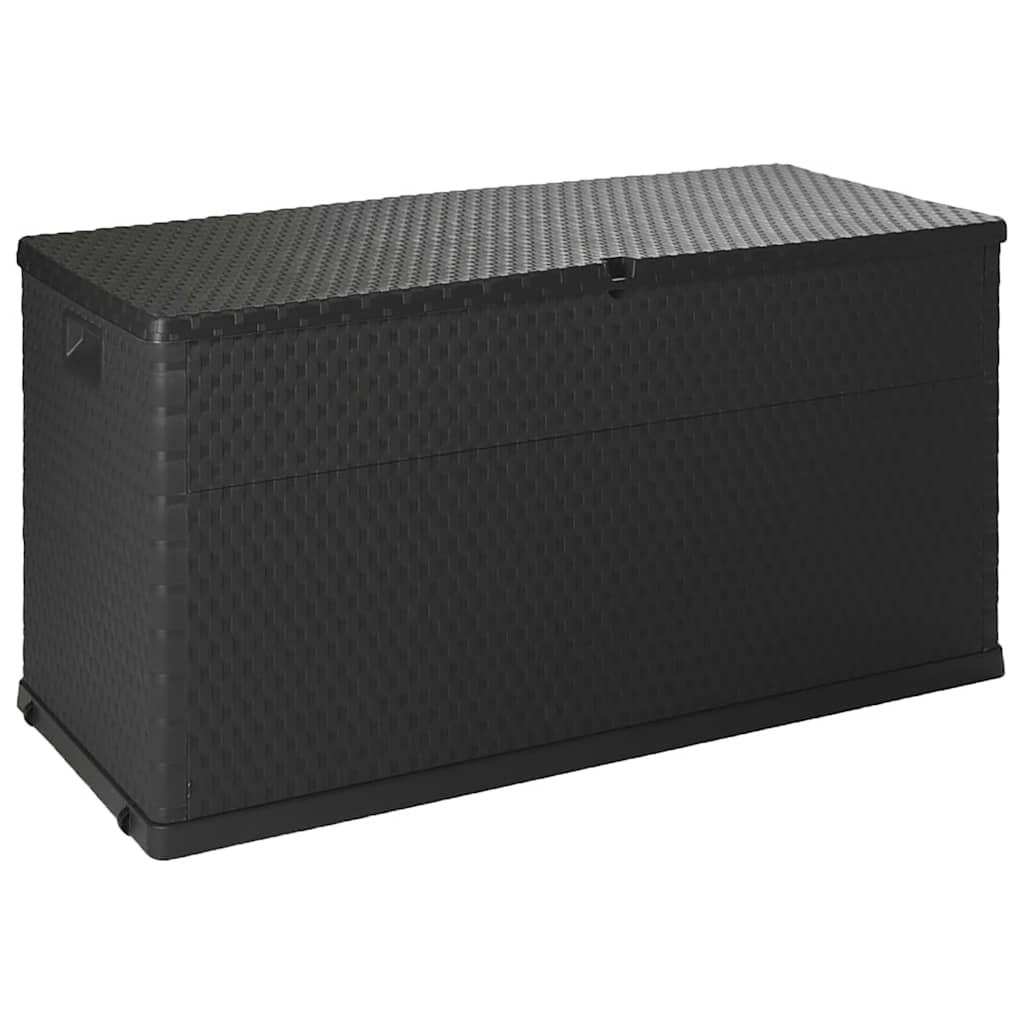 Μπαούλο Αποθήκευσης Κήπου Ανθρακί 120x56x63 εκ. Πολυπροπυλένιο - Pakobazaar
