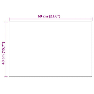 Καθρέφτης Τοίχου Ορθογώνιος 60 x 40 εκ. Γυάλινος - PAKOBAZAAR