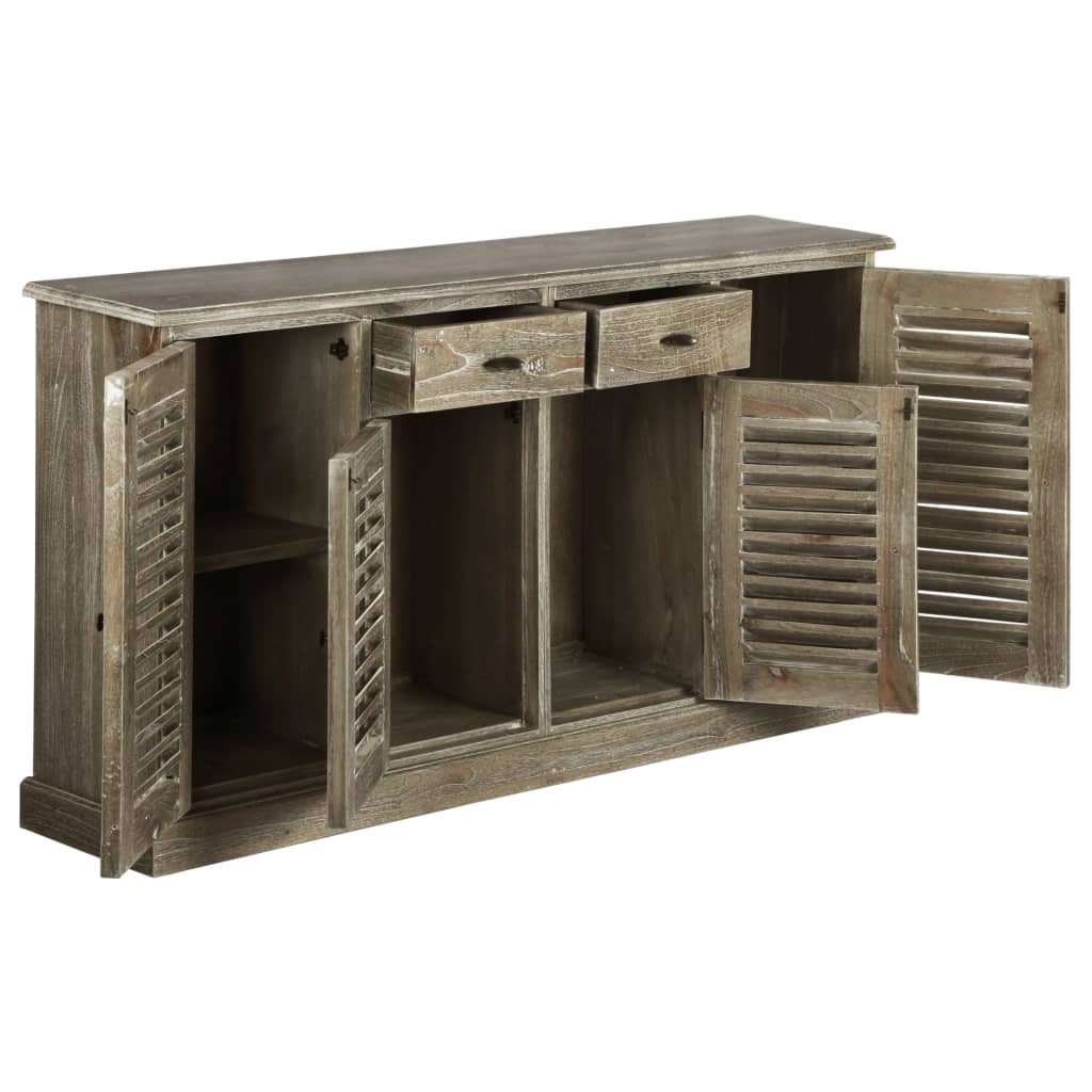 Μπουφές 145 x 32,5 x 77 εκ. από Μασίφ Ξύλο Mindi - Pakobazaar
