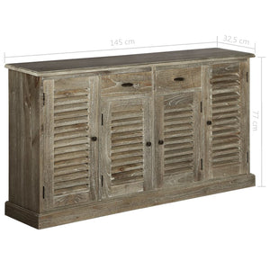 Μπουφές 145 x 32,5 x 77 εκ. από Μασίφ Ξύλο Mindi - Pakobazaar