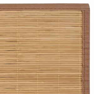 Χαλί Καφέ 160 x 230 εκ. από Μπαμπού - PAKOBAZAAR