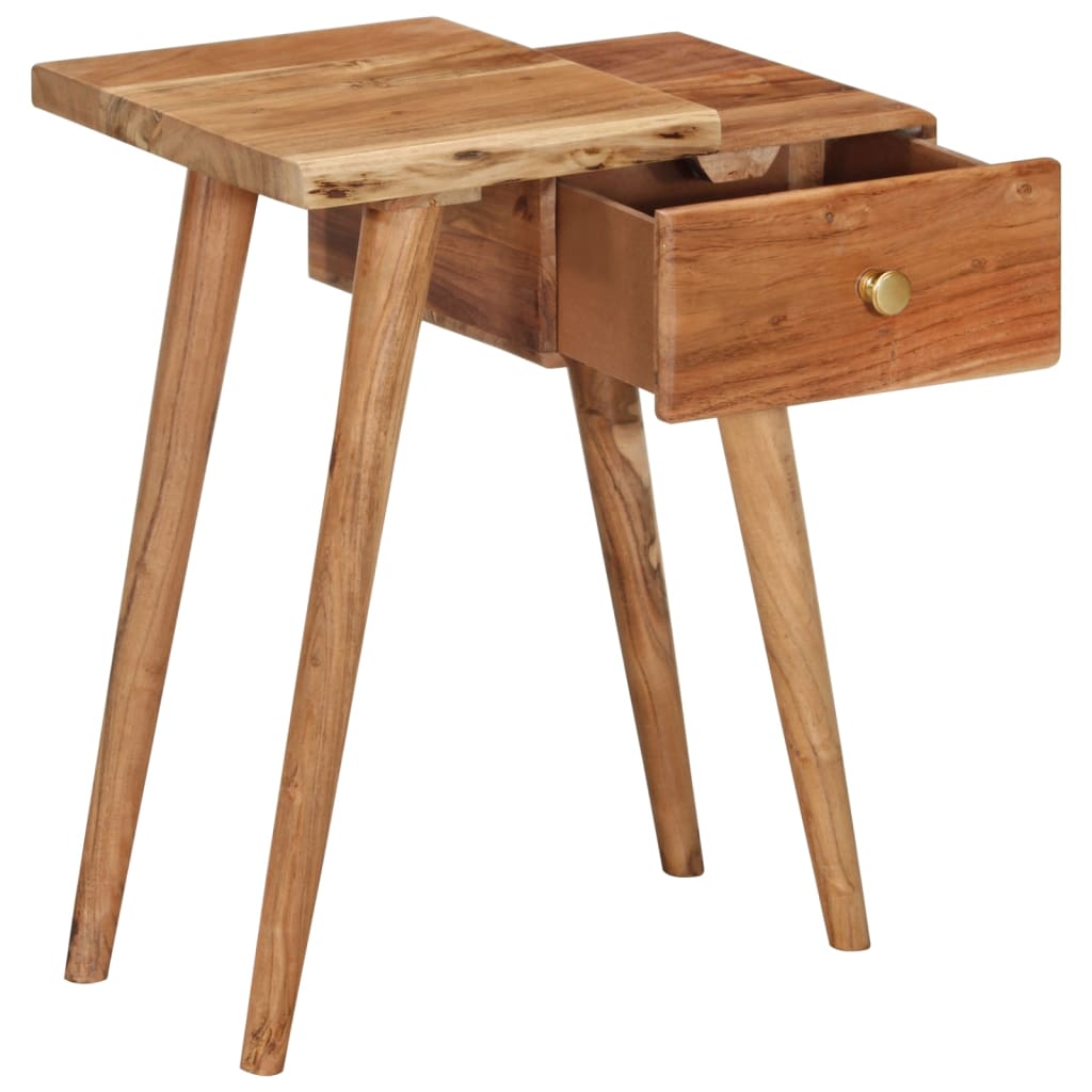 Κομοδίνo 45 x 32 x 55 εκ. από Μασίφ Ξύλο Ακακίας - PAKOBAZAAR