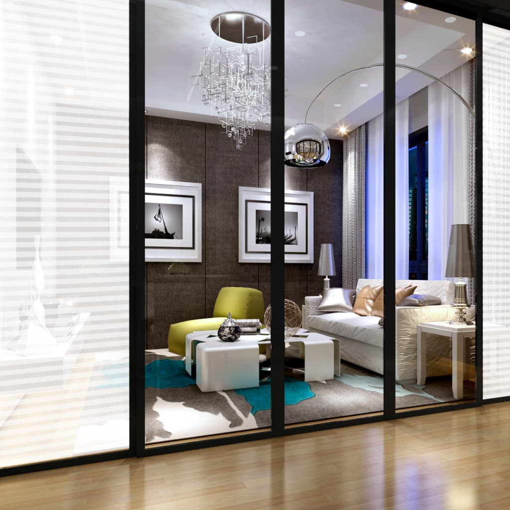 Μεμβράνη Παραθύρου Ματ Σχεδίαση με Ρίγες 0,9x5 μ. PVC - PAKOBAZAAR