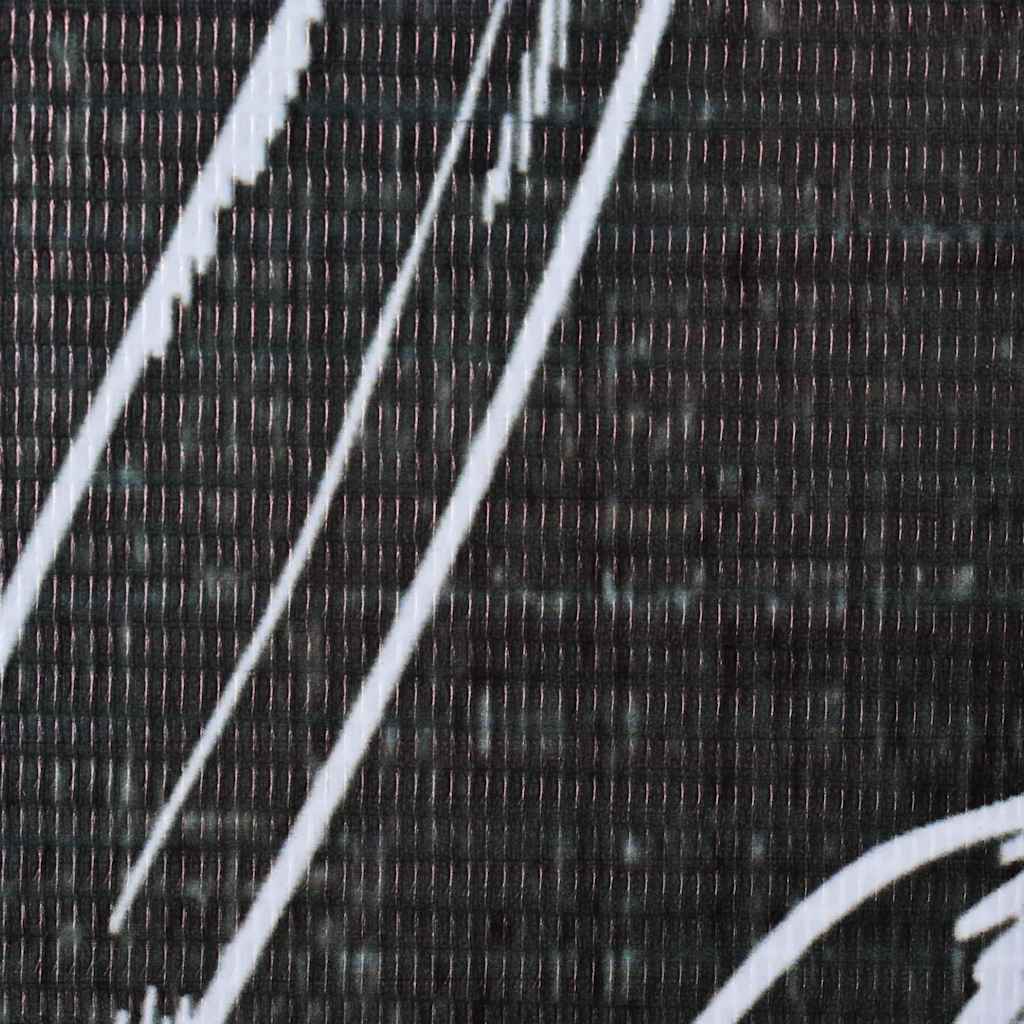Διαχωριστικό Δωματίου Πτυσσόμενο Φτερά Ασπρόμαυρο 228 x 170 εκ. - PAKOBAZAAR