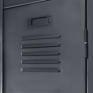 Φοριαμός με Βιομηχανικό Στιλ 90 x 45 x 180 εκ. Μεταλλικός