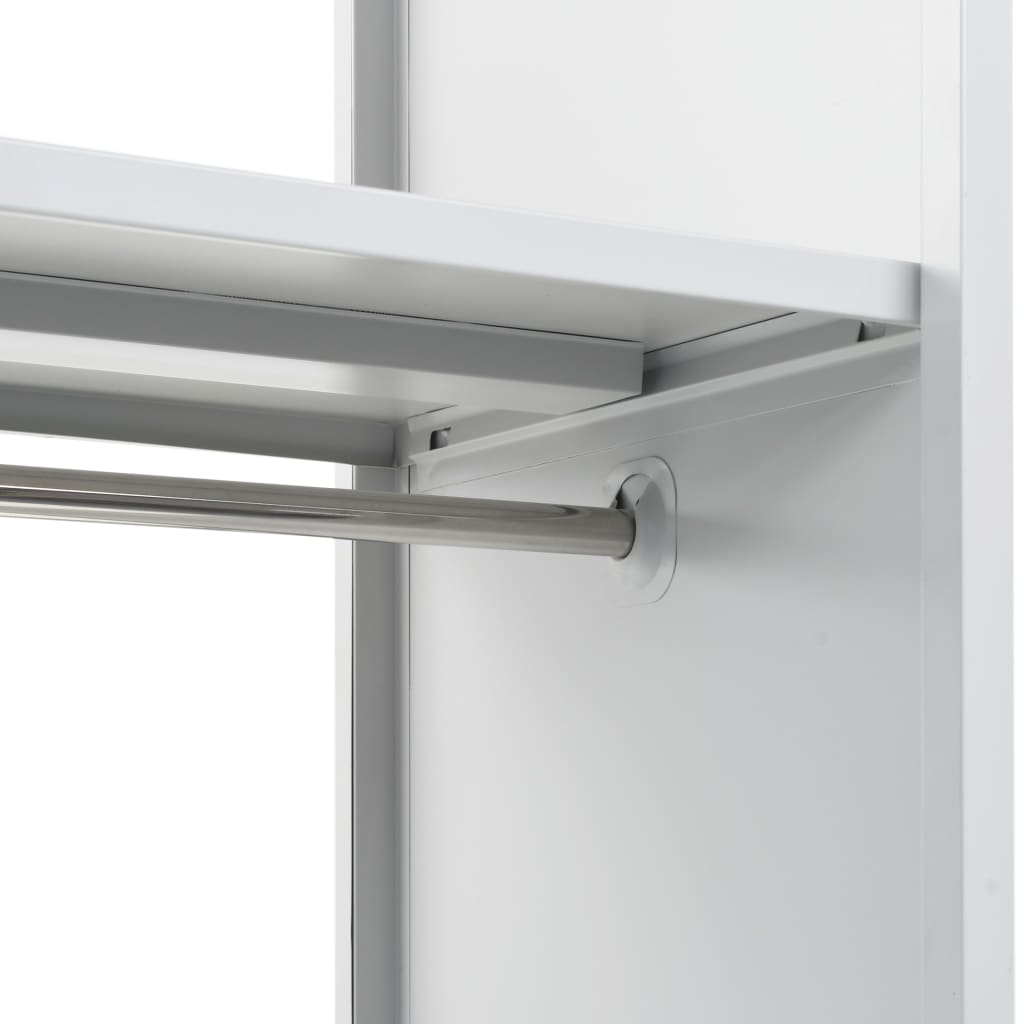 Φοριαμός με Κρεμάστρα Ρούχων Μπλε/Γκρι 110x45x180 εκ Μεταλλικός