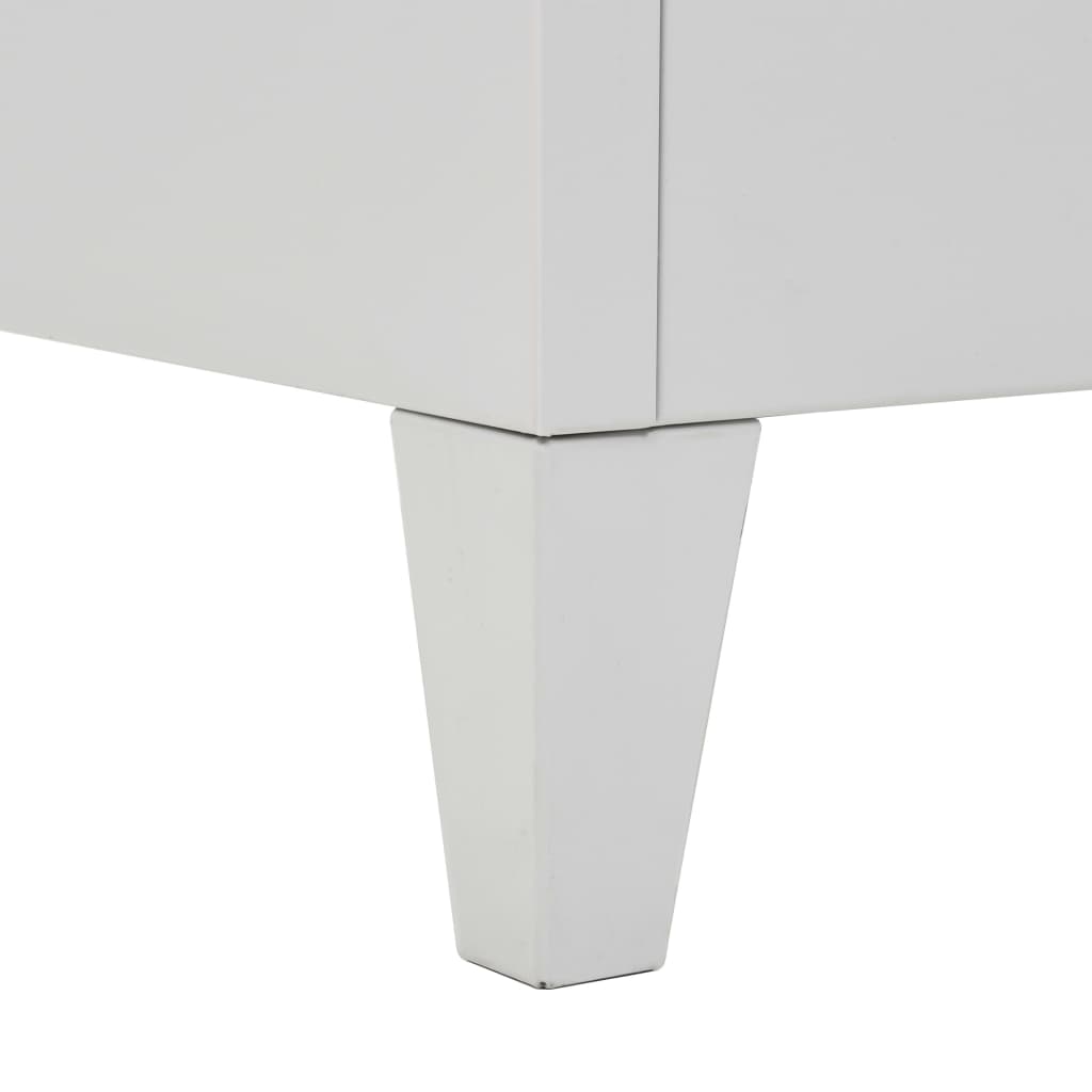 Φοριαμός με Κρεμάστρα Ρούχων Μπλε/Γκρι 110x45x180 εκ Μεταλλικός