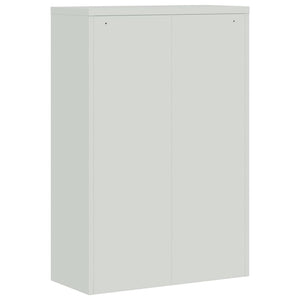Ντουλάπα Γραφείου Γκρι και Μπλε 90 x 40 x 140 εκ. Μεταλλική - Pakobazaar