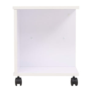 Ραφιέρα με Ρόδες Λευκό Χρώμα 50 x 35 x 42 εκ. - Pakobazaar