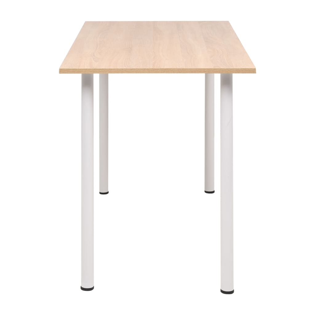 Τραπεζαρία Χρώμα Δρυός και Λευκό 120 x 60 x 73 εκ. - PAKOBAZAAR