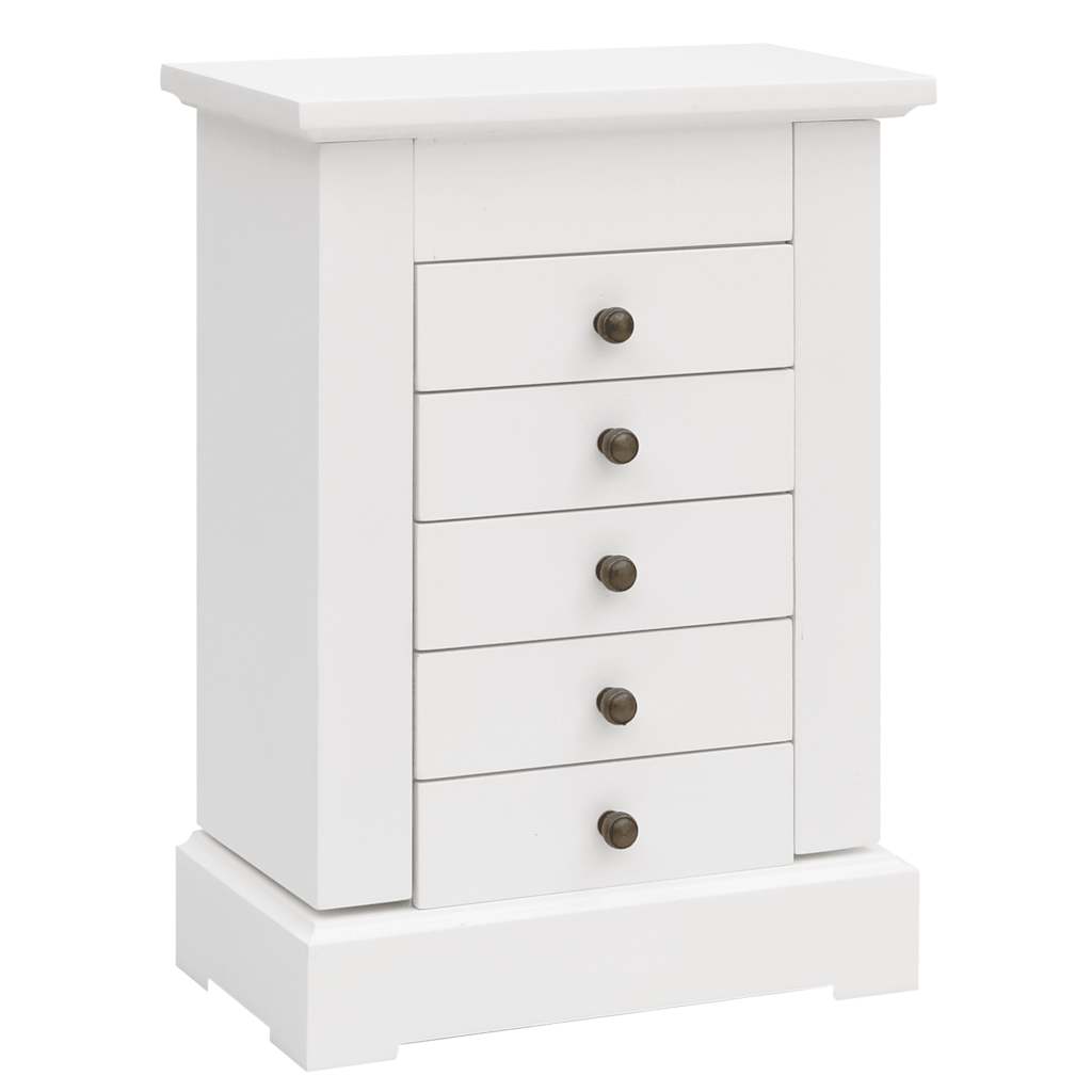 Κοσμηματοθήκη με Καθρέφτη 25 x 13,5 x 34 εκ. από MDF - Pakobazaar