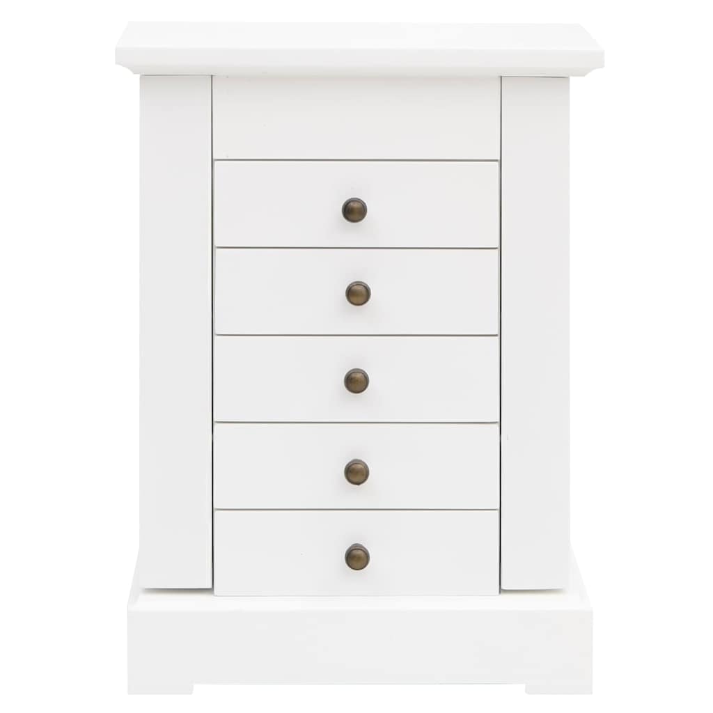Κοσμηματοθήκη με Καθρέφτη 25 x 13,5 x 34 εκ. από MDF - Pakobazaar