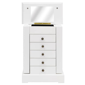 Κοσμηματοθήκη με Καθρέφτη 25 x 13,5 x 34 εκ. από MDF - Pakobazaar