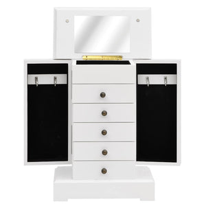 Κοσμηματοθήκη με Καθρέφτη 25 x 13,5 x 34 εκ. από MDF - Pakobazaar