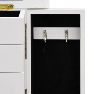 Κοσμηματοθήκη με Καθρέφτη 25 x 13,5 x 34 εκ. από MDF - Pakobazaar