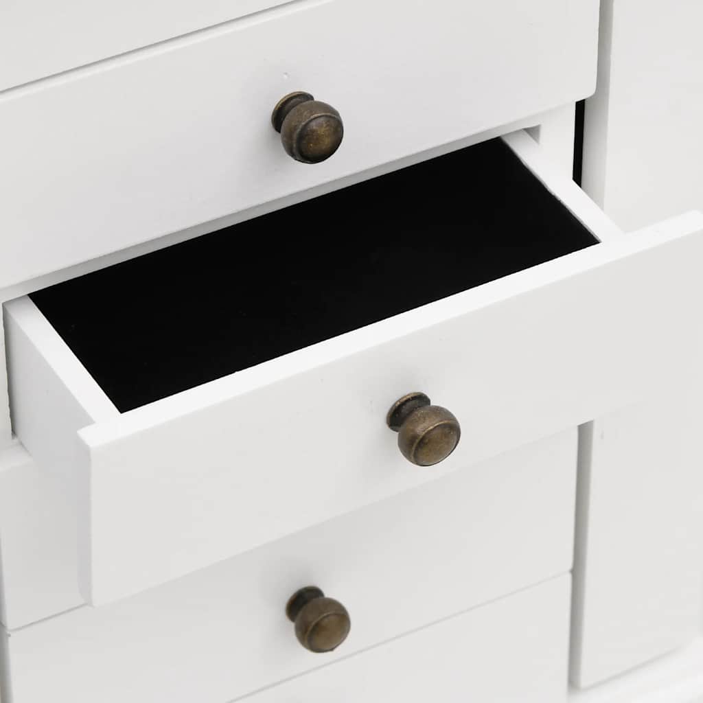 Κοσμηματοθήκη με Καθρέφτη 25 x 13,5 x 34 εκ. από MDF - Pakobazaar