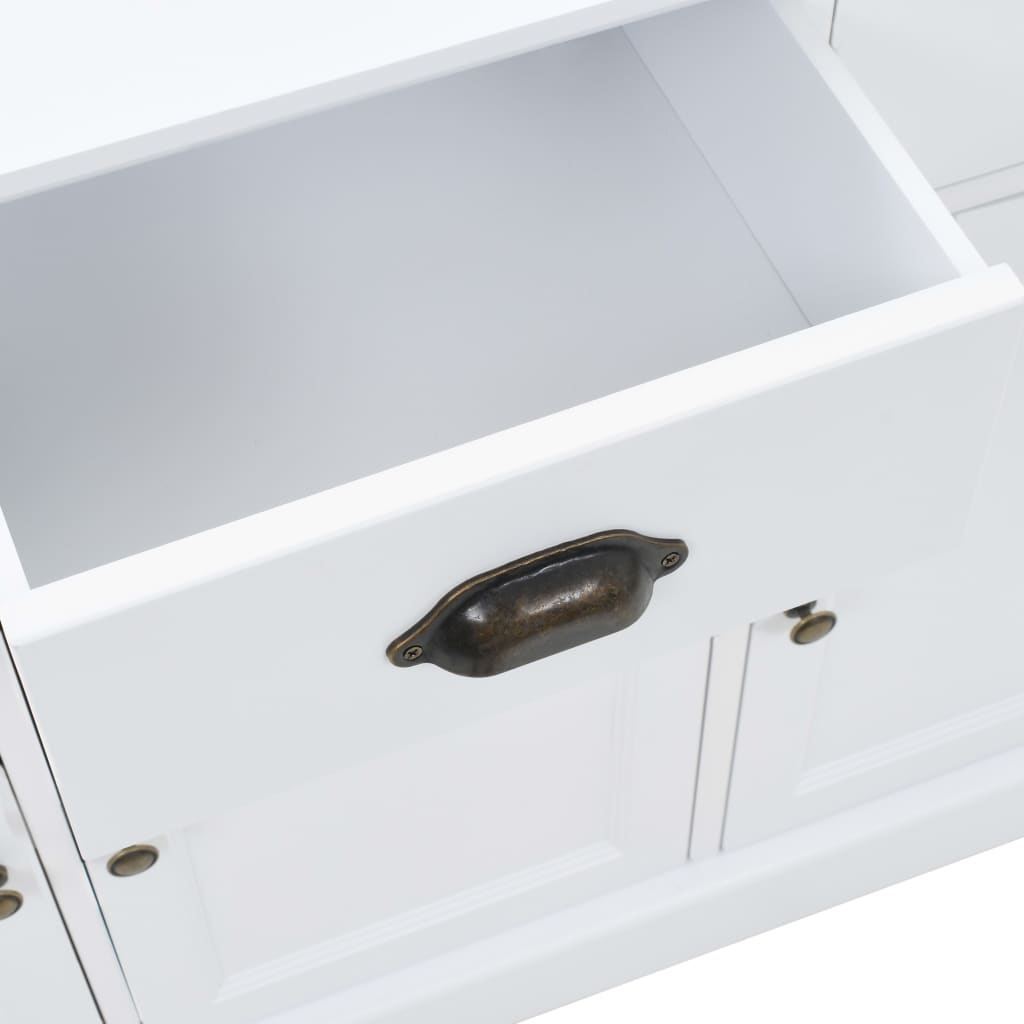 Μπουφές με 3 Πόρτες 105 x 35 x 77,5 εκ. από MDF και Ξύλο Πεύκου - PAKOBAZAAR