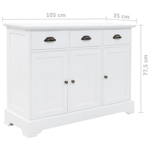 Μπουφές με 3 Πόρτες 105 x 35 x 77,5 εκ. από MDF και Ξύλο Πεύκου - PAKOBAZAAR