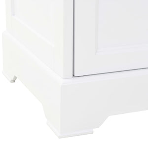 Βιτρίνα Σαλονιού με 4 Πόρτες 80x40x180 εκ. MDF και Ξύλο Πεύκου - PAKOBAZAAR