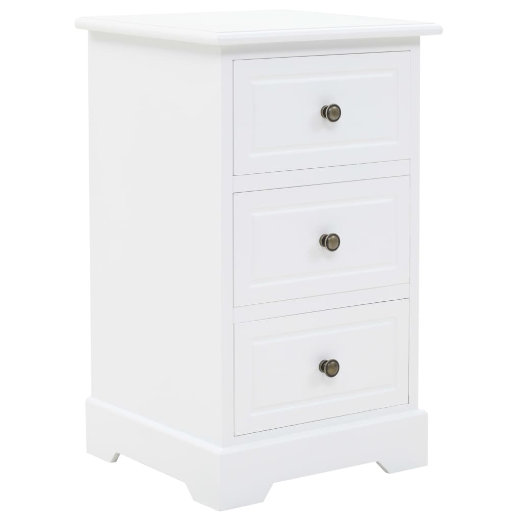 Κομοδίνο 35 x 32 x 59 εκ. από MDF και Ξύλο Πεύκου - PAKOBAZAAR