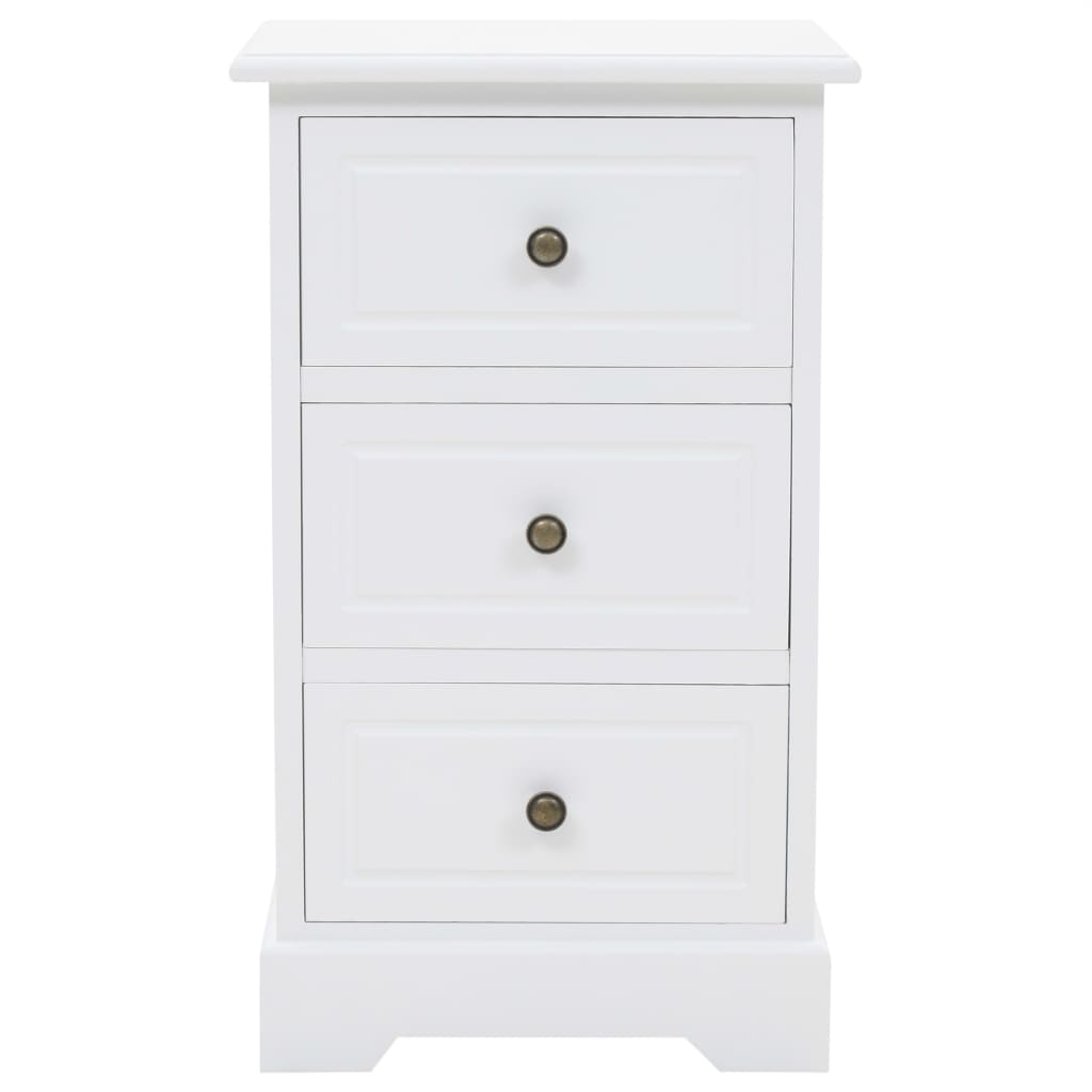 Κομοδίνο 35 x 32 x 59 εκ. από MDF και Ξύλο Πεύκου - PAKOBAZAAR