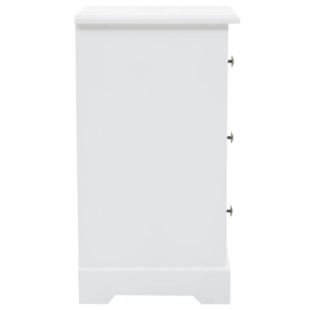 Κομοδίνο 35 x 32 x 59 εκ. από MDF και Ξύλο Πεύκου - PAKOBAZAAR