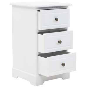 Κομοδίνο 35 x 32 x 59 εκ. από MDF και Ξύλο Πεύκου - PAKOBAZAAR