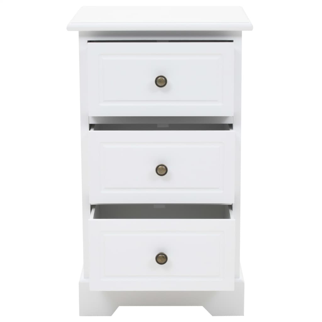 Κομοδίνο 35 x 32 x 59 εκ. από MDF και Ξύλο Πεύκου - PAKOBAZAAR