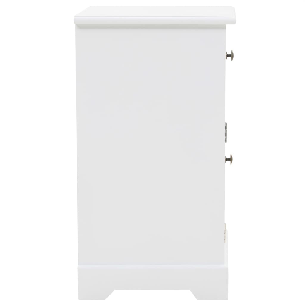 Κομοδίνο 35 x 32 x 59 εκ. από MDF και Ξύλο Πεύκου - PAKOBAZAAR