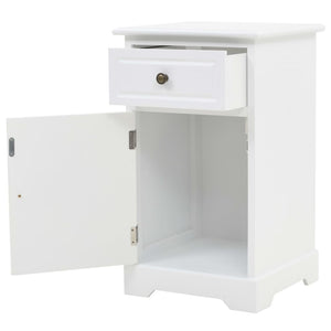 Κομοδίνο 35 x 32 x 59 εκ. από MDF και Ξύλο Πεύκου - PAKOBAZAAR