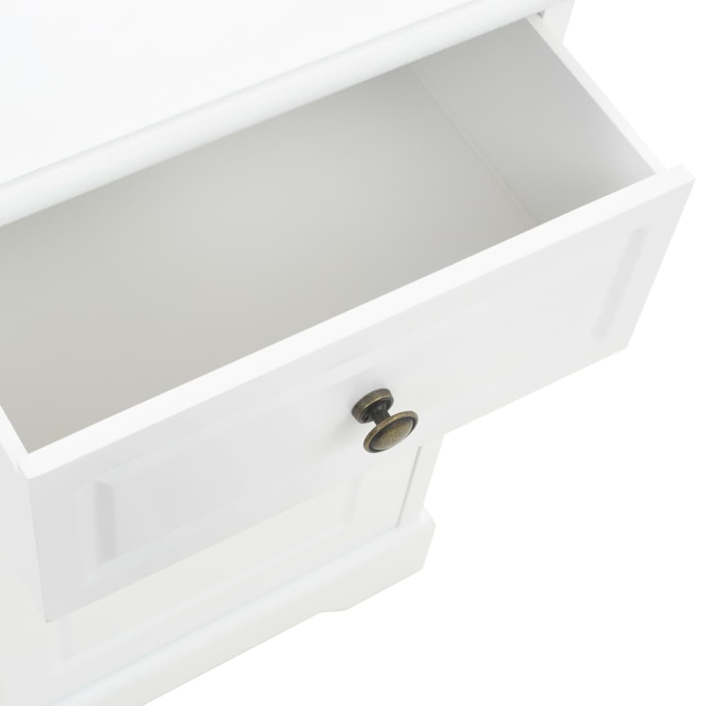 Κομοδίνο 35 x 32 x 59 εκ. από MDF και Ξύλο Πεύκου - PAKOBAZAAR