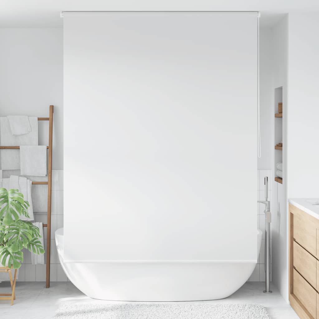 Κουρτίνα Μπάνιου Ρολό Λευκή 160 x 240 εκ. - PAKOBAZAAR