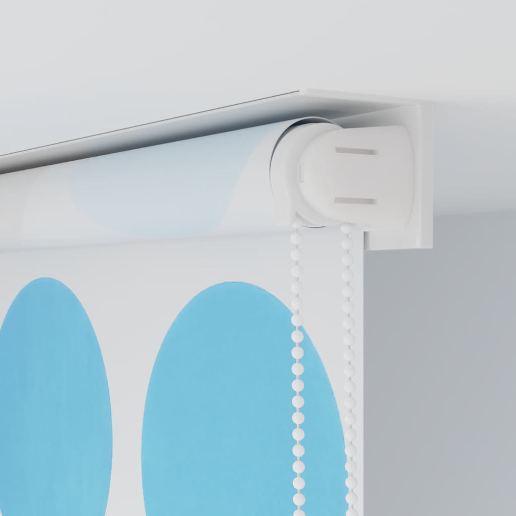 Κουρτίνα Μπάνιου Ρολό Σχέδιο Κύκλοι 120 x 240 εκ. - PAKOBAZAAR