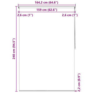 Κουρτίνα Μπάνιου Ρολό Αστερίας 160 x 240 εκ. - PAKOBAZAAR