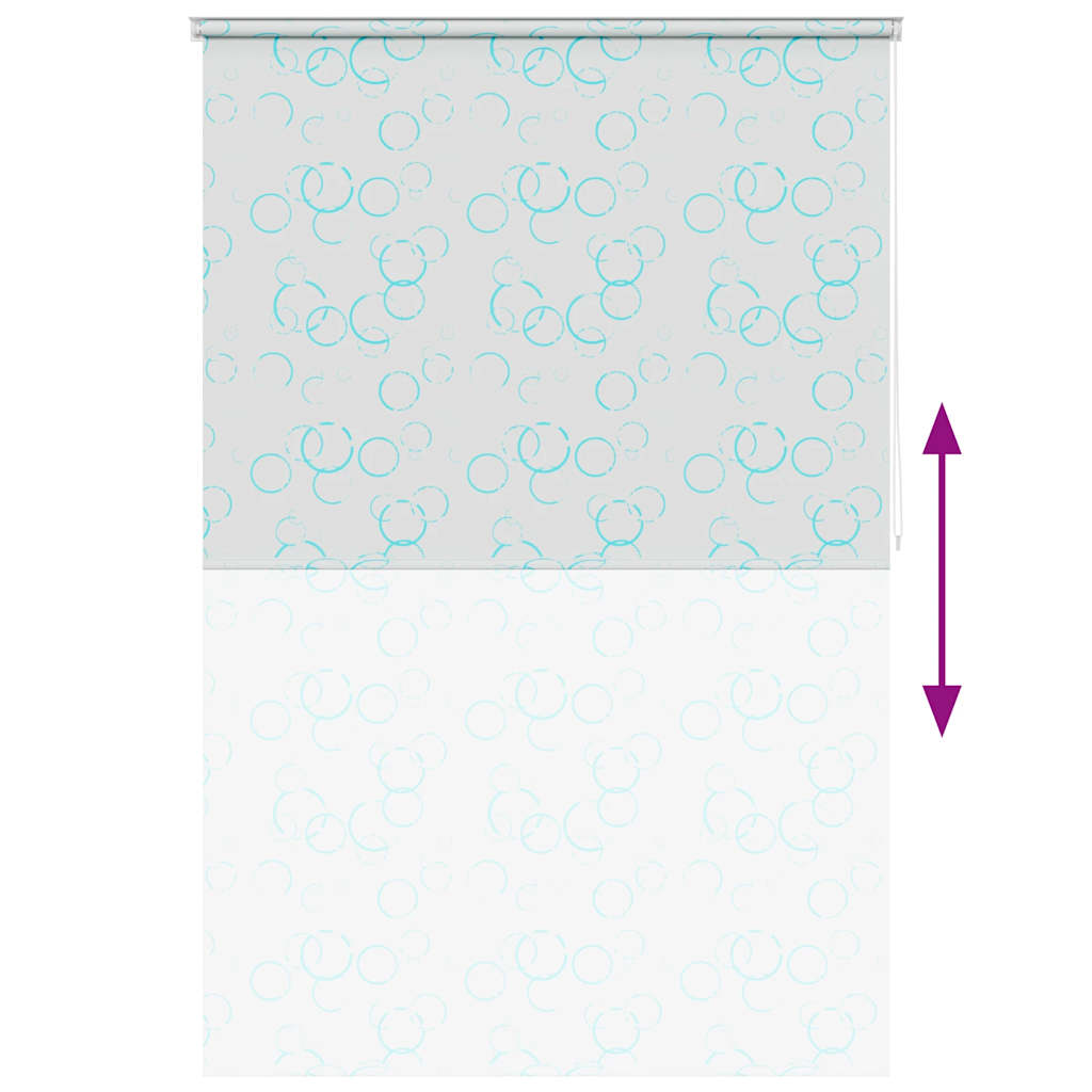 Κουρτίνα Μπάνιου Ρολό Σχέδιο Φυσαλίδες 140 x 240 εκ. - PAKOBAZAAR