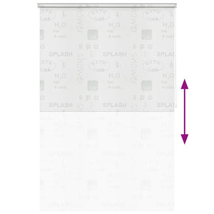 Κουρτίνα Μπάνιου Ρολό Σχέδιο Πιτσιλιά 140 x 240 εκ. - PAKOBAZAAR