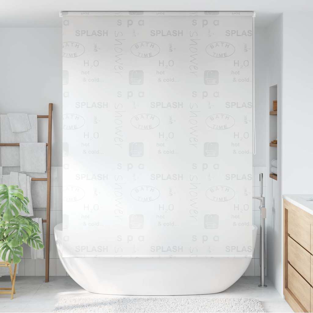 Κουρτίνα Μπάνιου Ρολό Σχέδιο Πιτσιλιά 140 x 240 εκ. - PAKOBAZAAR