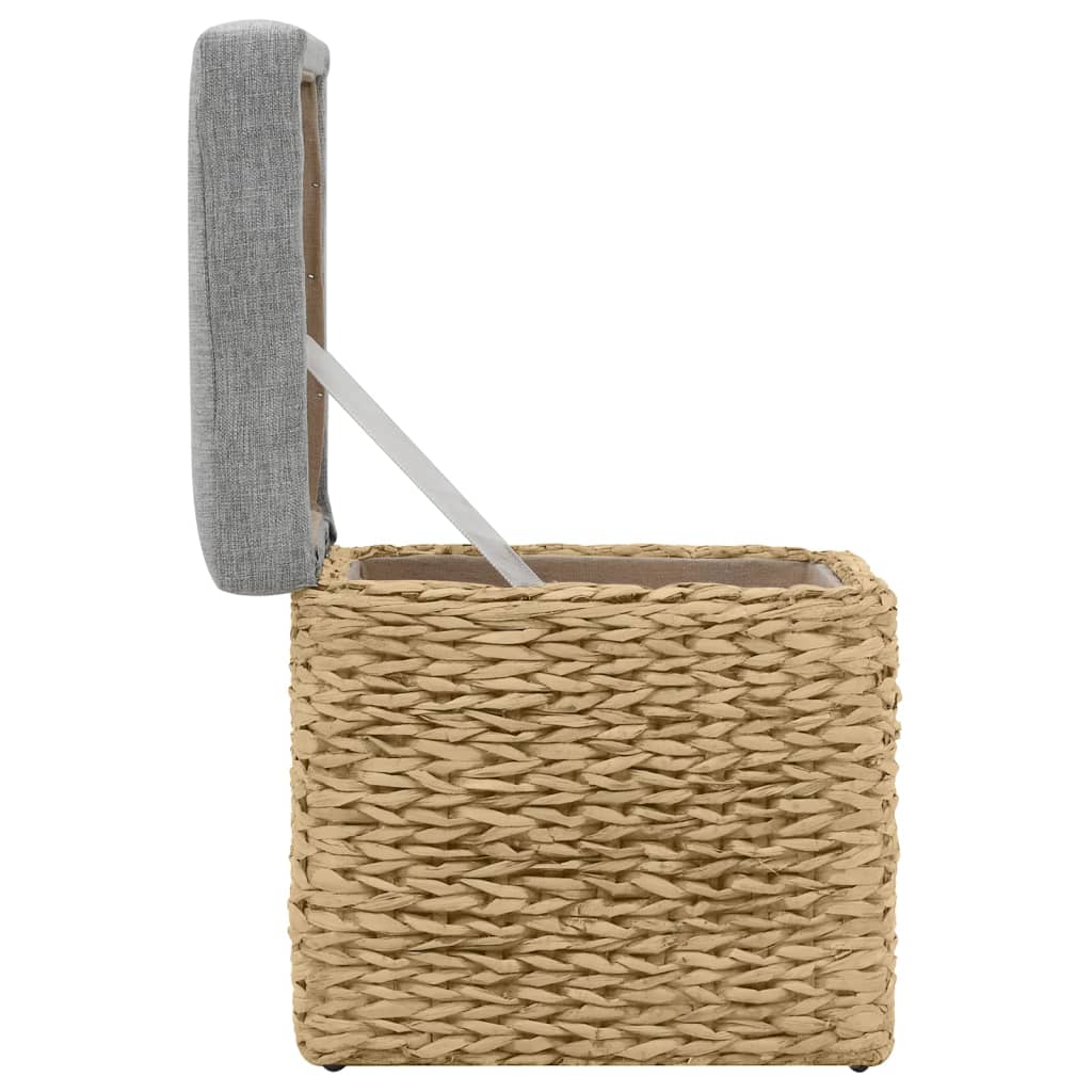 Σετ Σκαμπό 2 Τεμαχίων Γκρι από Seagrass - PAKOBAZAAR