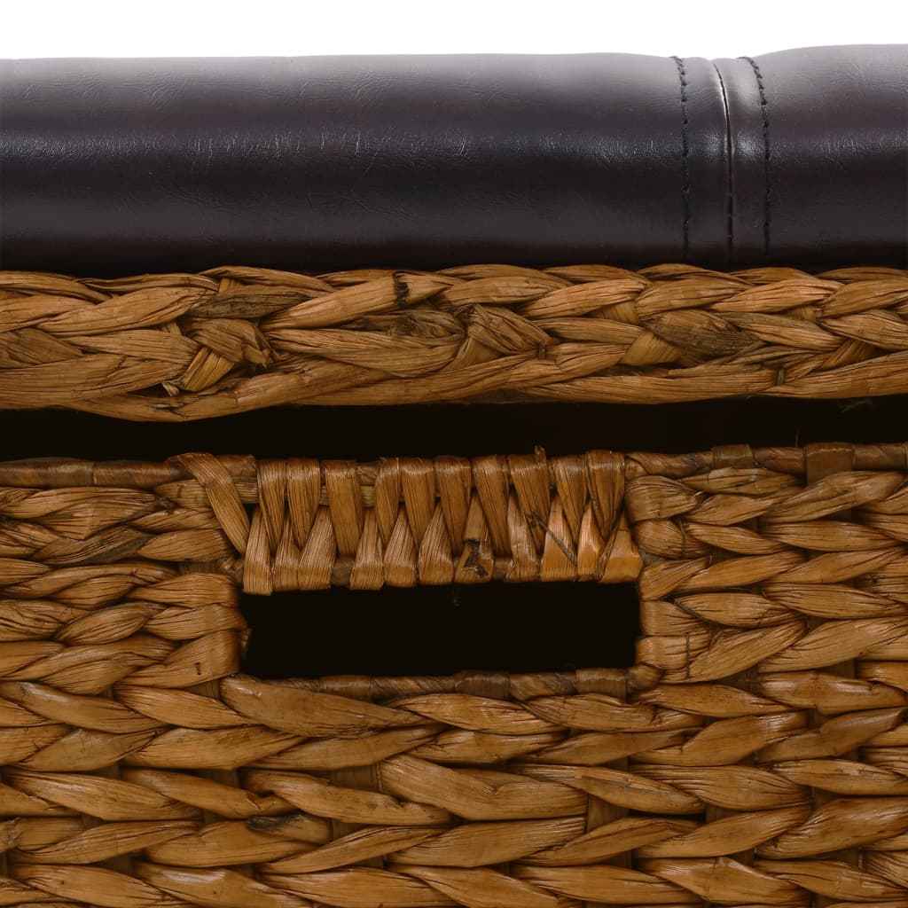 Πάγκος με 2 Καλάθια Καφέ 71 x 40 x 42 εκ. από Seagrass - PAKOBAZAAR