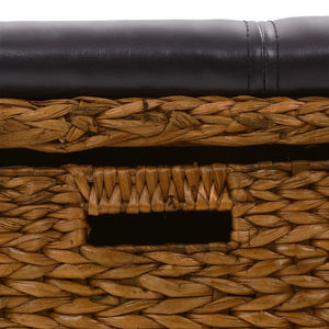 Πάγκος με 2 Καλάθια Καφέ 71 x 40 x 42 εκ. από Seagrass - PAKOBAZAAR