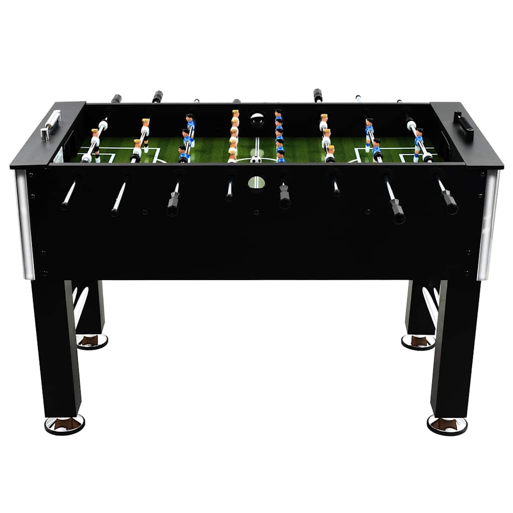 Ποδοσφαιράκι Επιτραπέζιο Μαύρο 140x74,5x87,5 εκ. 60κ. Ατσάλι - Pakobazaar