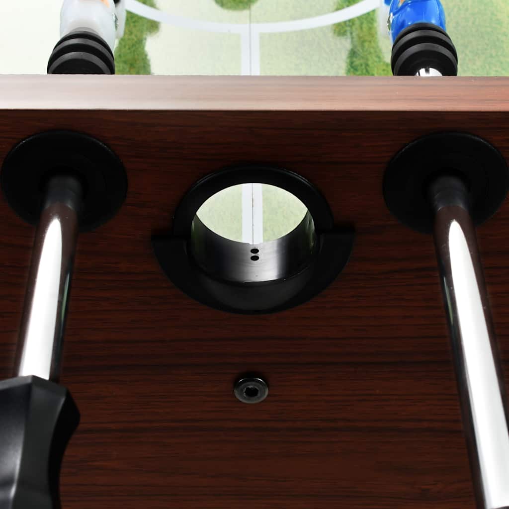 Ποδοσφαιράκι Επιτραπέζιο Καφέ 140x74,5x87,5 εκ. 60 κ. Ατσάλι - Pakobazaar