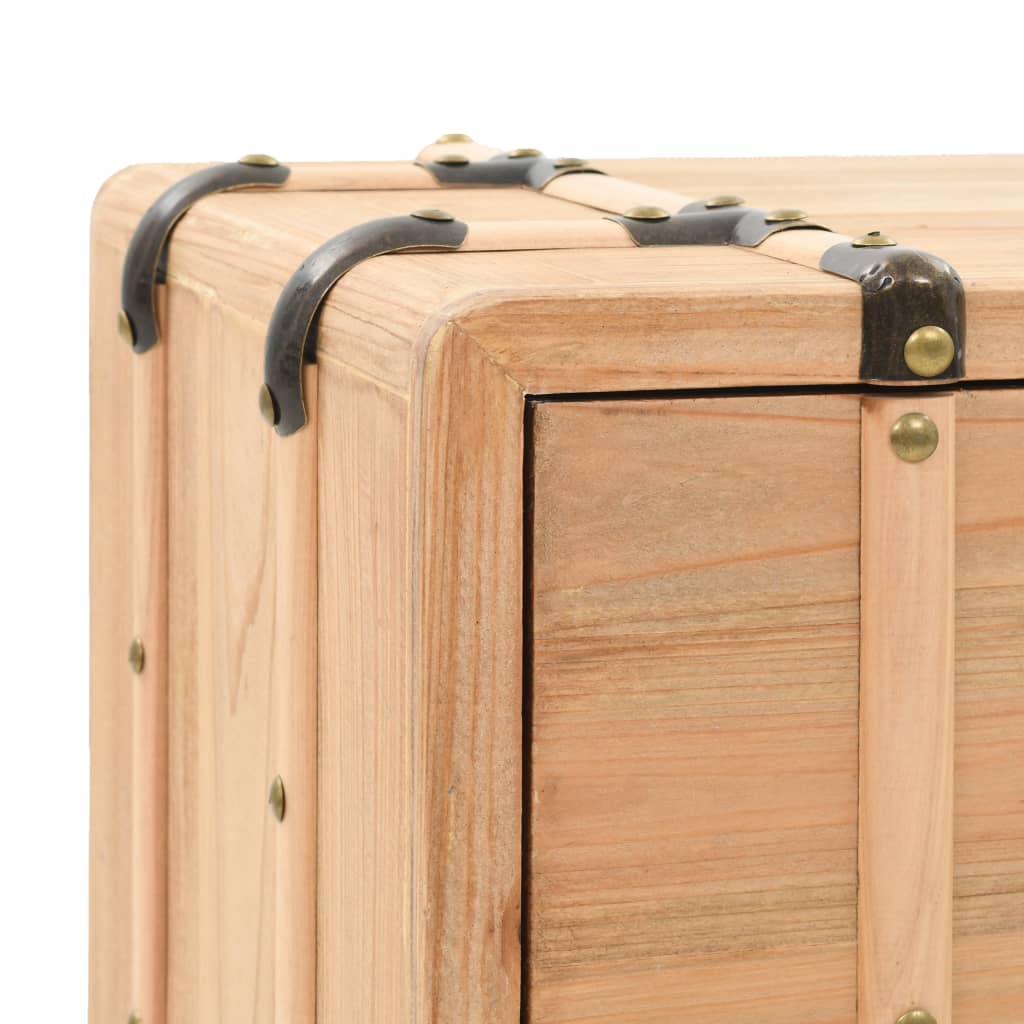 Κομοδίνο 50 x 35 x 57 εκ. από Μασίφ Ξύλο Ελάτης - Pakobazaar