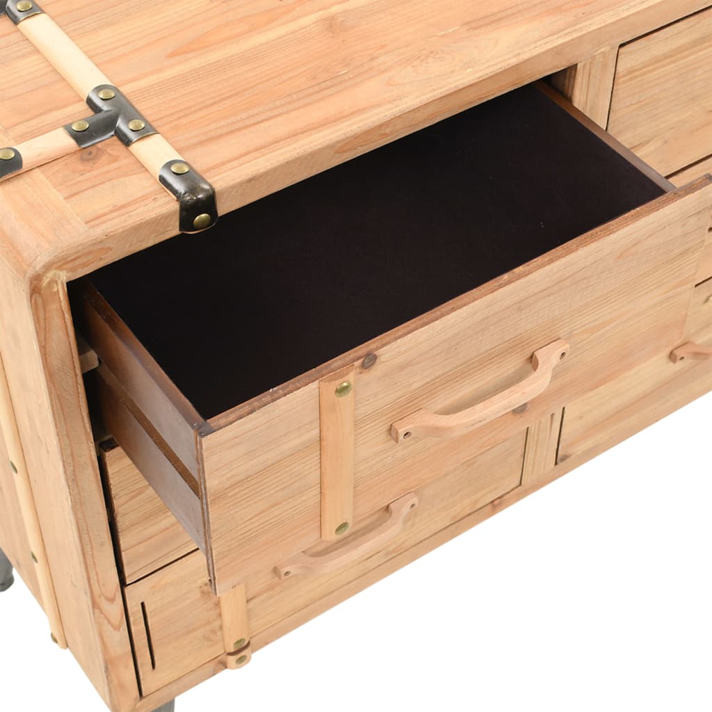 Συρταριέρα 91 x 35 x 73 εκ. από Μασίφ Ξύλο Ελάτης - PAKOBAZAAR